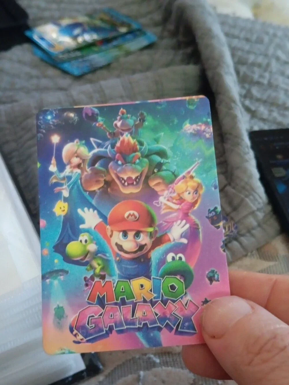 Nintendo Luigi Trading Card - Green, Blue, Yellow